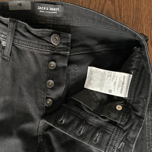 NWT Jack & Jones Glenn Icon Super-Stretch Slim-Fit Jeans - Picture 3 of 9